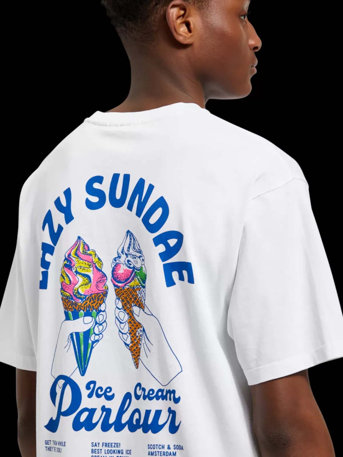 Outlet Front back artwork t-shirt T-shirts & Polo Shirts
