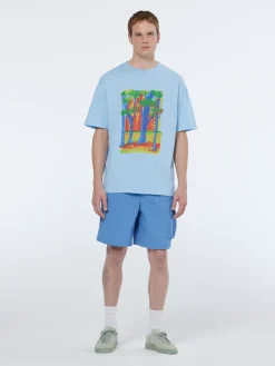 Clearance Front chest artwork relaxed fit t-shirt T-shirts & Polo Shirts