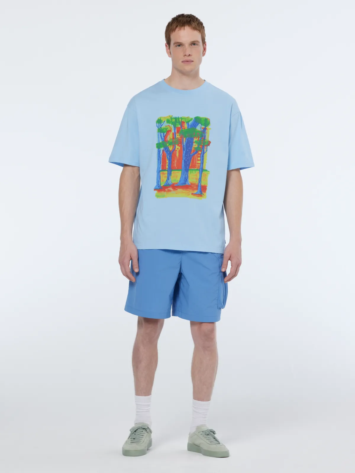 Clearance Front chest artwork relaxed fit t-shirt T-shirts & Polo Shirts
