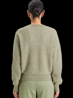 Discount FUZZY CREW NECK PULLOVER Women Knitwear