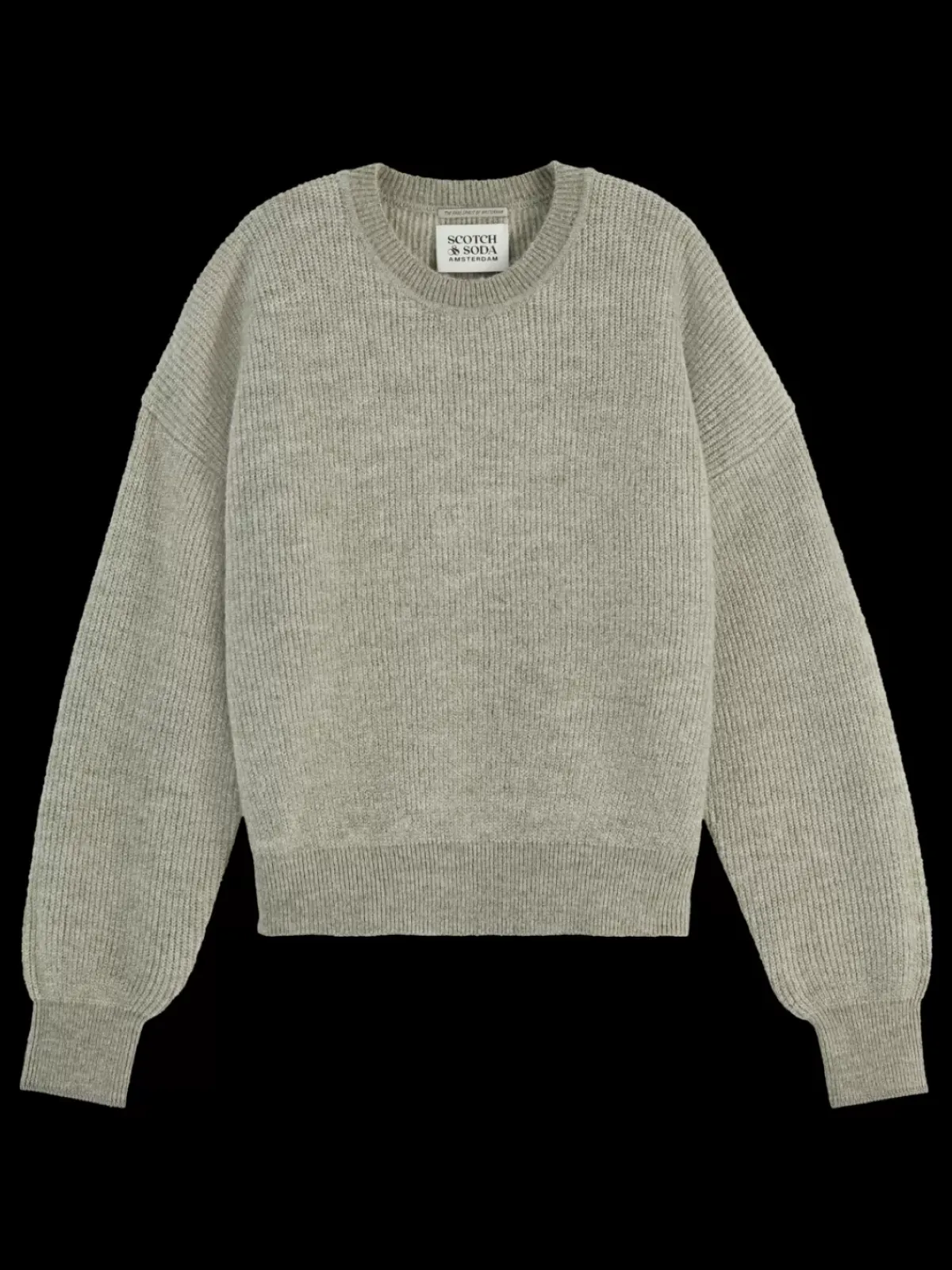 Discount FUZZY CREW NECK PULLOVER Women Knitwear