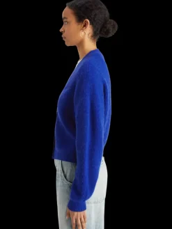 Online FUZZY RELAXED CARDIGAN Women Knitwear