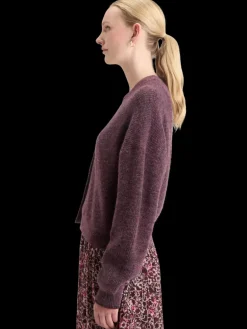 Sale FUZZY RELAXED CARDIGAN Women Knitwear