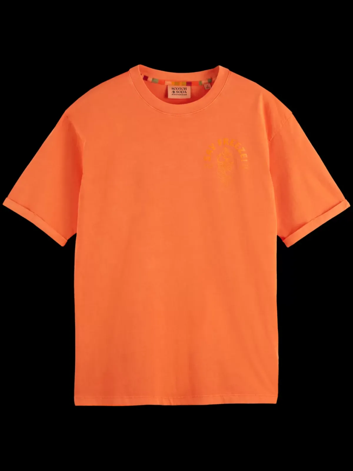 Fashion Garment dye artwork t-shirt T-shirts & Polo Shirts