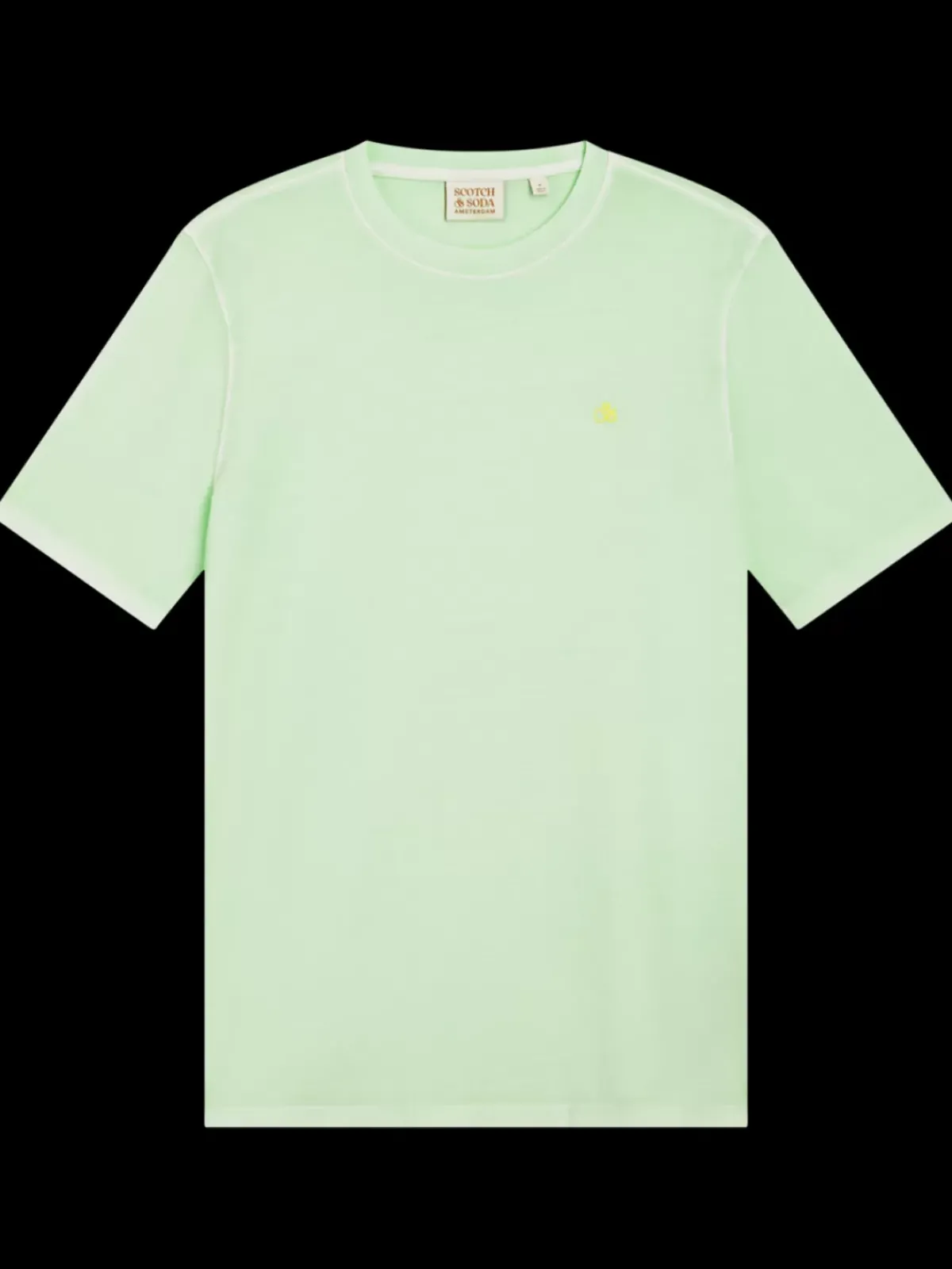 Hot Garment dye logo crew t-shirt T-shirts & Polo Shirts