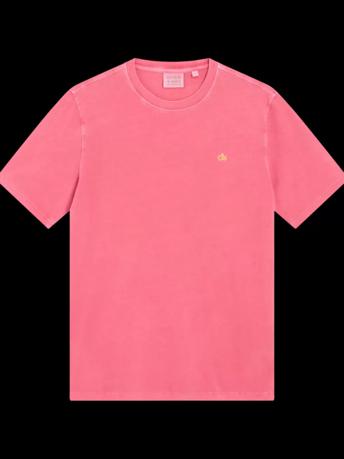 Hot Garment dye logo crew t-shirt T-shirts & Polo Shirts