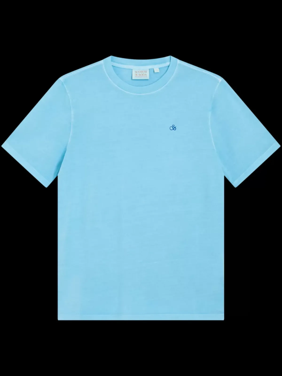 Hot Garment dye logo crew t-shirt T-shirts & Polo Shirts