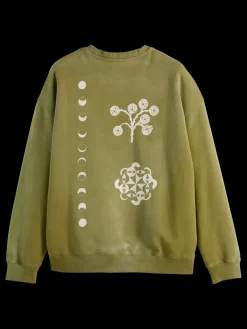 New GARMENT DYED ARTWORK SWEATSHIRT Sweatshirts & Hoodies