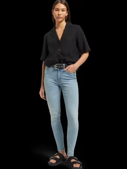 Best HAUT HIGH RISE SKINNY JEANS Women Pants|Jeans