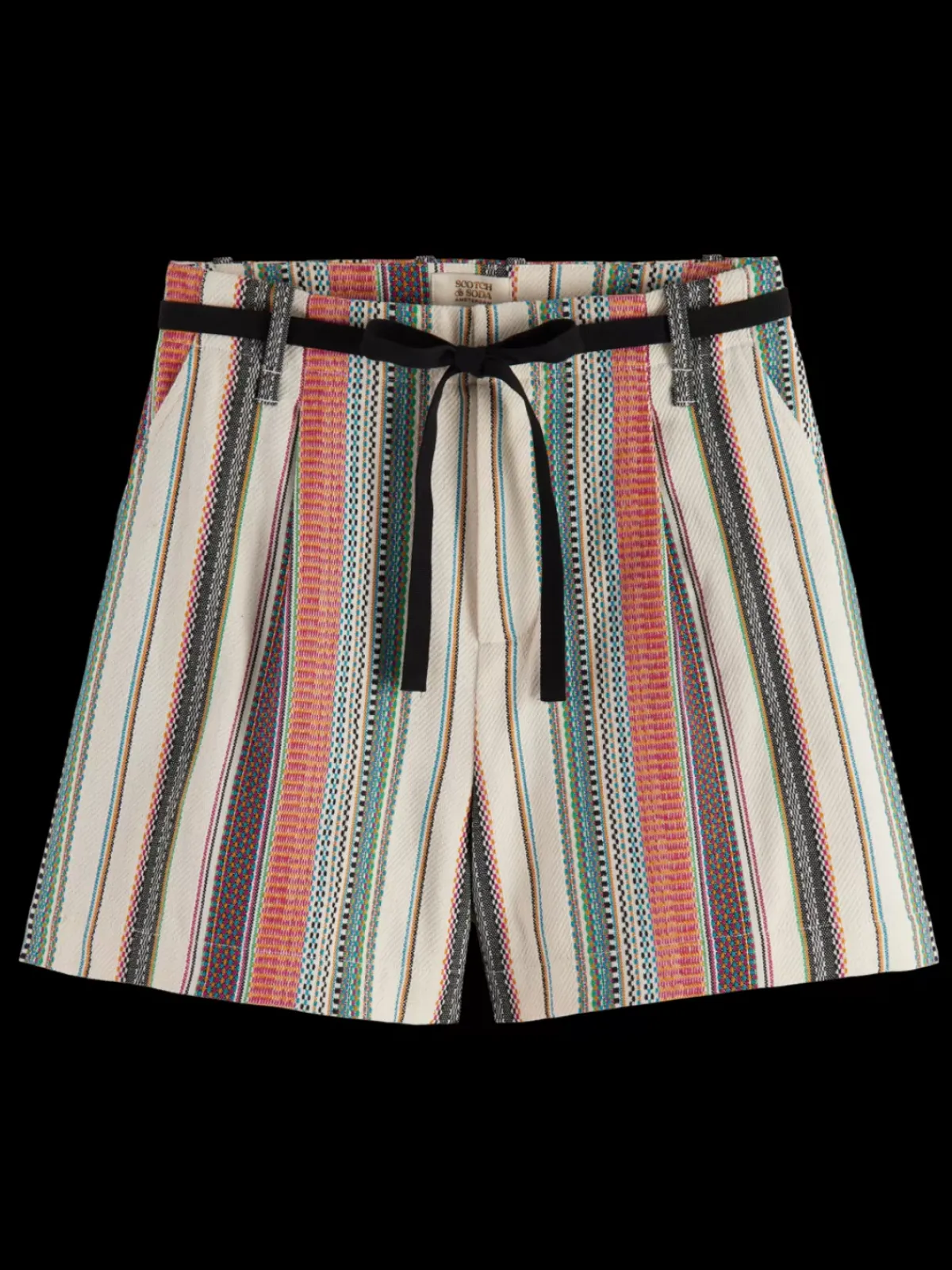 Fashion HIGH RISE CRAFTED STRIPE SHORT Women Skirts & Shorts