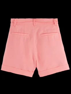 Clearance HIGH-RISE LINEN SHORT Women Skirts & Shorts