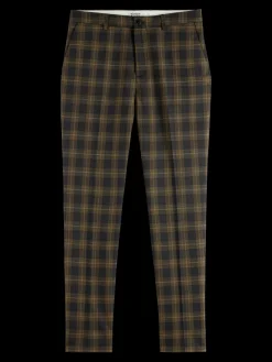 Online Irving - yarn-dyed tailored  check chino Pants
