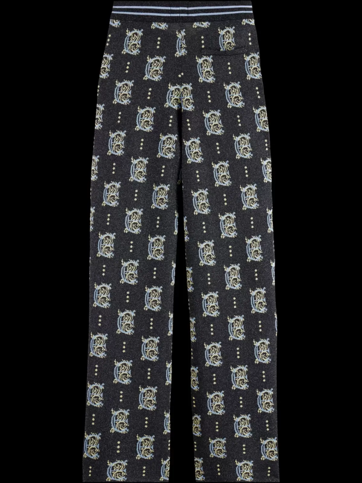 Hot Jacquard knitted trousers Women Pants