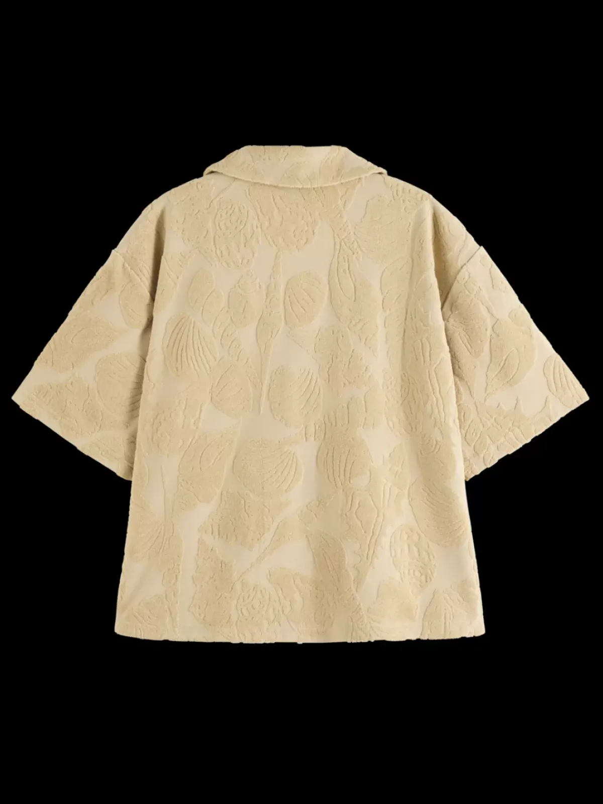 Hot JACQUARD TOWELING CAMP SHIRT Women Tops & T-shirts
