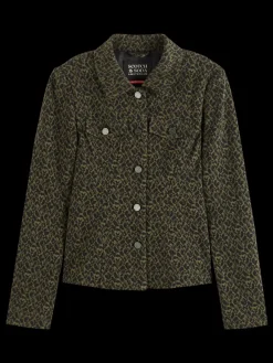 Outlet JERSEY FITTED TRUCKER BLAZER Women Blazers