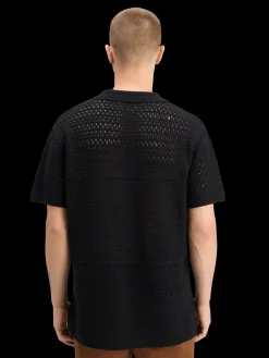 Discount JOE JONAS X SCOTCH SODA CROCHET POLO SHORT SLEEVE Joe Jonas