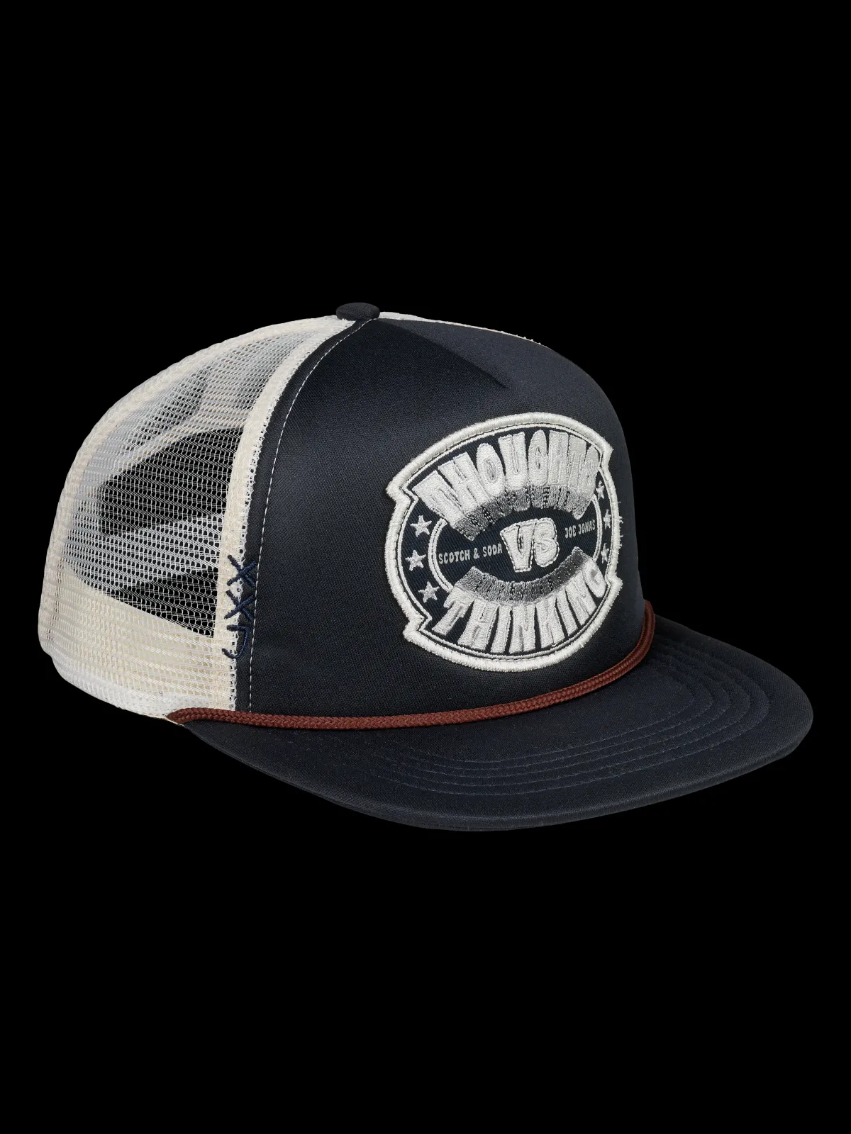 Hot JOE JONAS X SCOTCH SODA EMBROIDERED ARTWORK TRUCKER CAP Hats, Scarves & Gloves|Joe Jonas