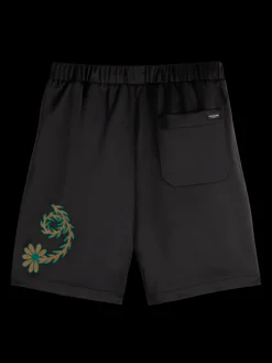 Clearance JOE JONAS X SCOTCH SODA EMBROIDERED SATEEN BERMUDA SHORT Shorts|Joe Jonas