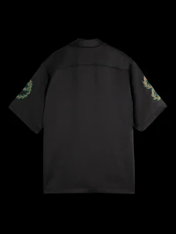 Sale JOE JONAS X SCOTCH SODA EMBROIDERY SATEEN S/S SHIRT Shirts|Joe Jonas