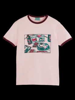 Clearance JOE JONAS X SCOTCH  SODA RINGER T-SHIRT T-shirts & Polo Shirts|Joe Jonas