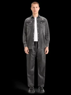 Best JOE JONAS X SCOTCH SODA WESTERN SHIRT - VINTAGE BLACK Shirts|Joe Jonas