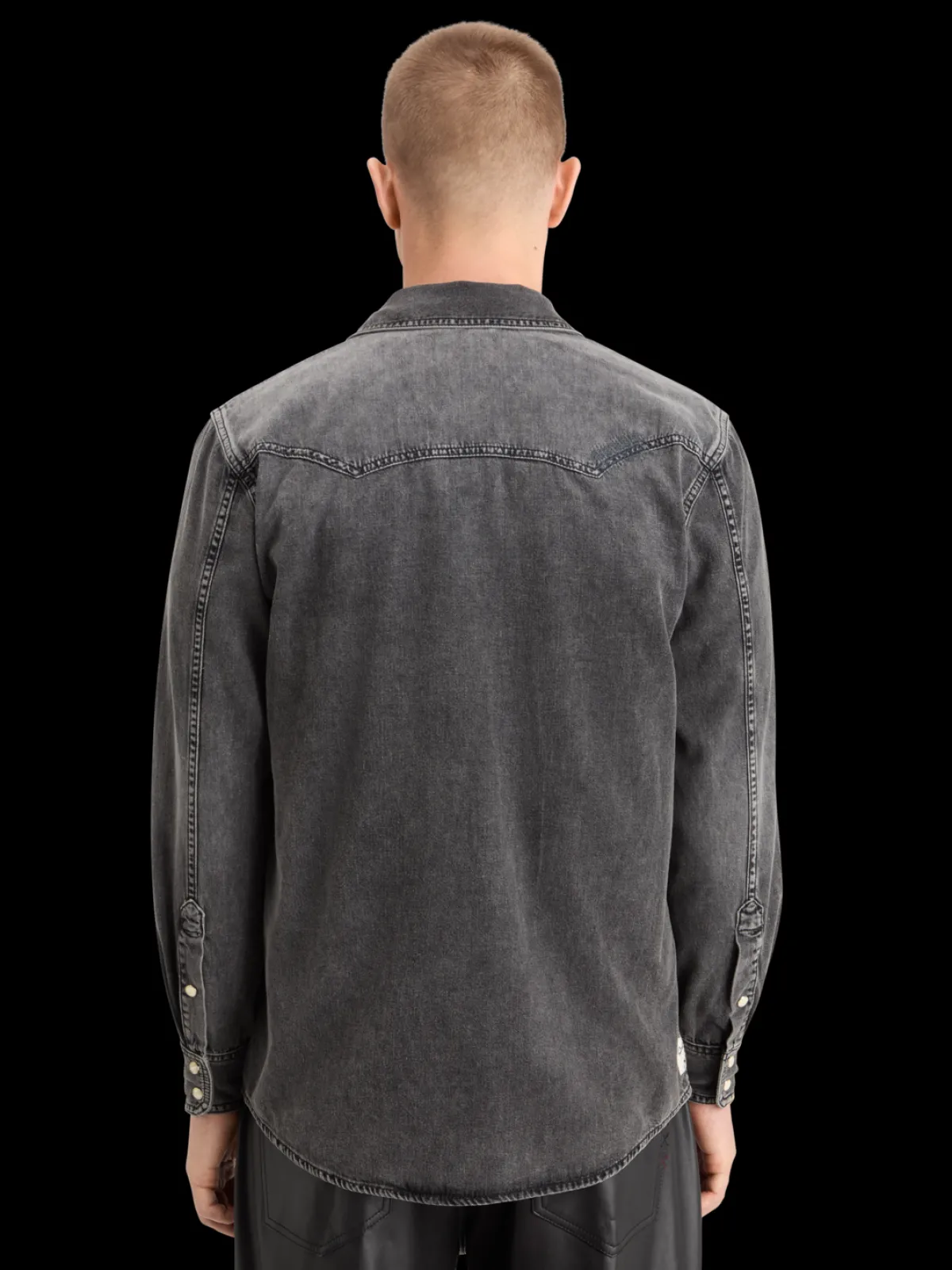 Best JOE JONAS X SCOTCH SODA WESTERN SHIRT - VINTAGE BLACK Shirts|Joe Jonas