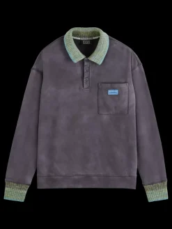 Online Knitted collar sweatshirt Sweatshirts & Hoodies