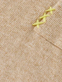 New Linen cotton blend crew neck Knitwear