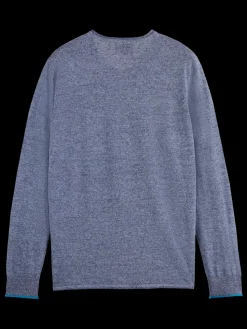 New Linen cotton blend crew neck Knitwear