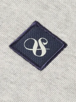 Clearance logo badge zip-through hoodie Sweatshirts & Hoodies