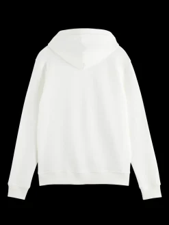 Clearance logo badge zip-through hoodie Sweatshirts & Hoodies