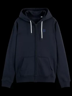 Fashion LOGO BADGE ZIP-THROUGH HOODIE Sweatshirts & Hoodies