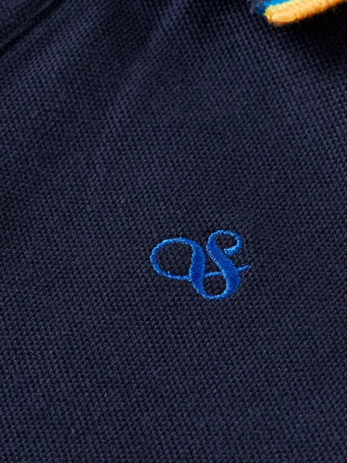 Sale LONG-SLEEVED POLO WITH TIPPING Kids/BOY Polo's