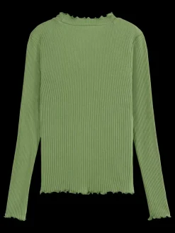 New LONG-SLEEVED RIBBED T-SHIRT Kids T-shirts & Tops