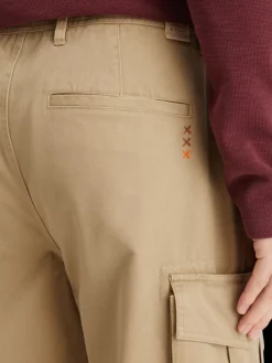 Discount Loose tapered cotton-twill cargo pant Pants