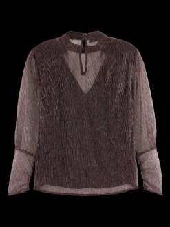 Best LUREX HIGH NECK TOP Women Blouses & Shirts