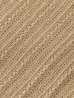 Outlet METALLIC POINTELLE FITTED PULLOVER Women Sweatshirts & Hoodies