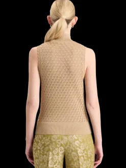 Best METALLIC POINTELLE KNITTED TANK Women Tops & T-shirts