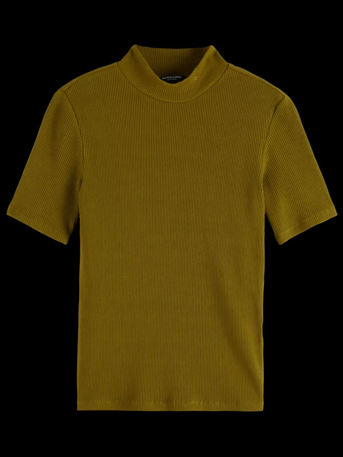 Clearance MOCK NECK RIB T-SHIRT Women Tops & T-shirts