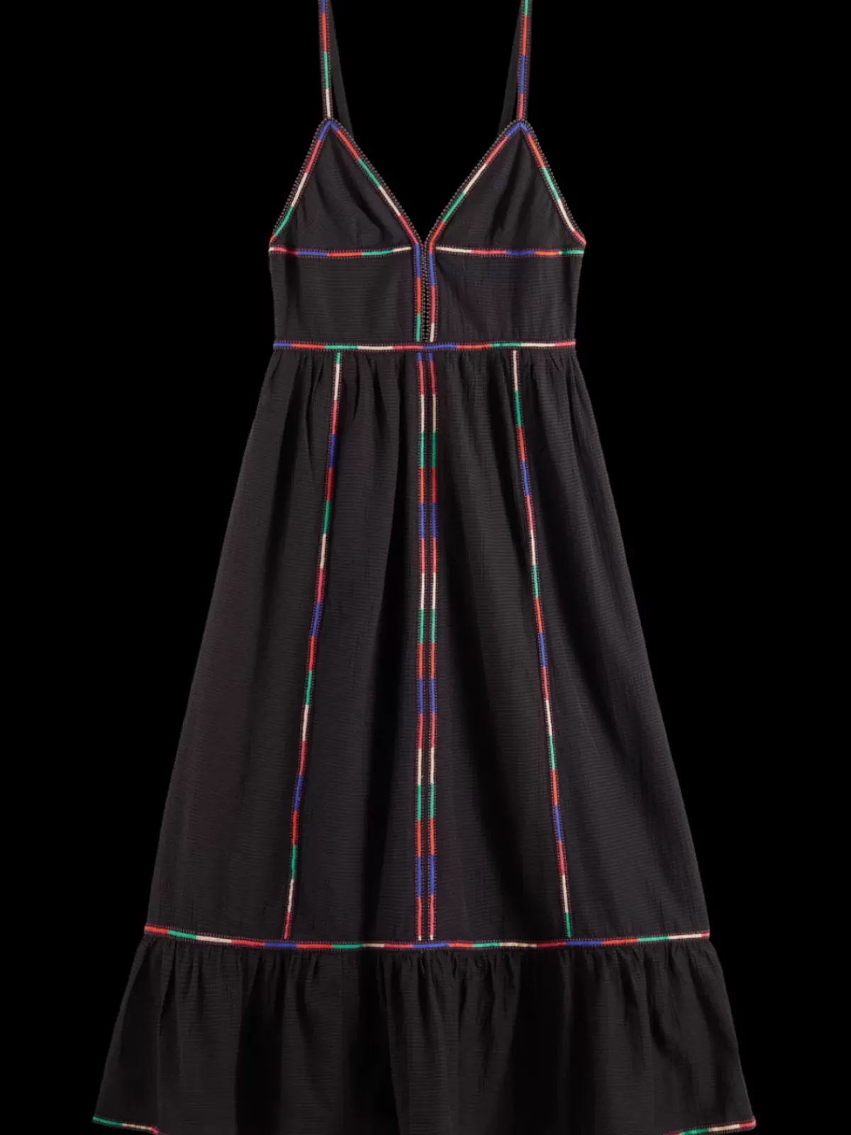 Clearance MULTICOLOR EMBROIDERY MAXI DRESS Women Dresses & Jumpsuits