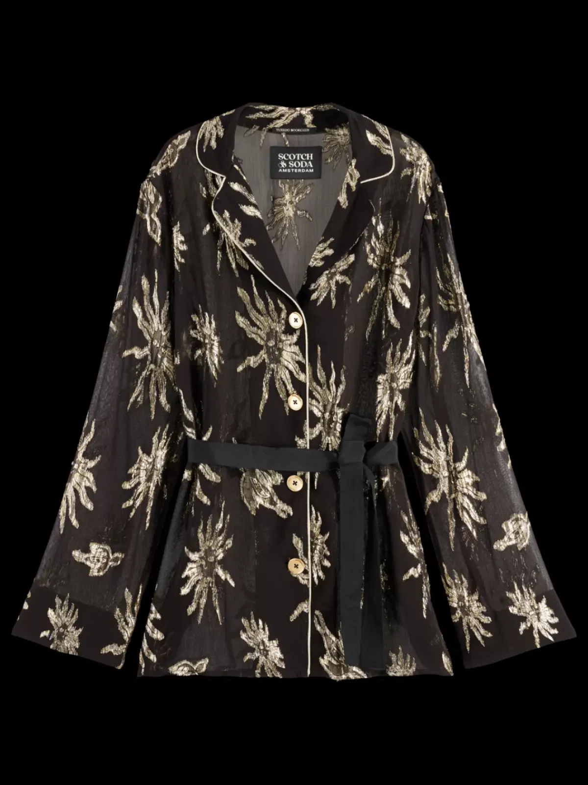 New MYSTIC SKY LUREX PYJAMA BLAZER Women Blazers