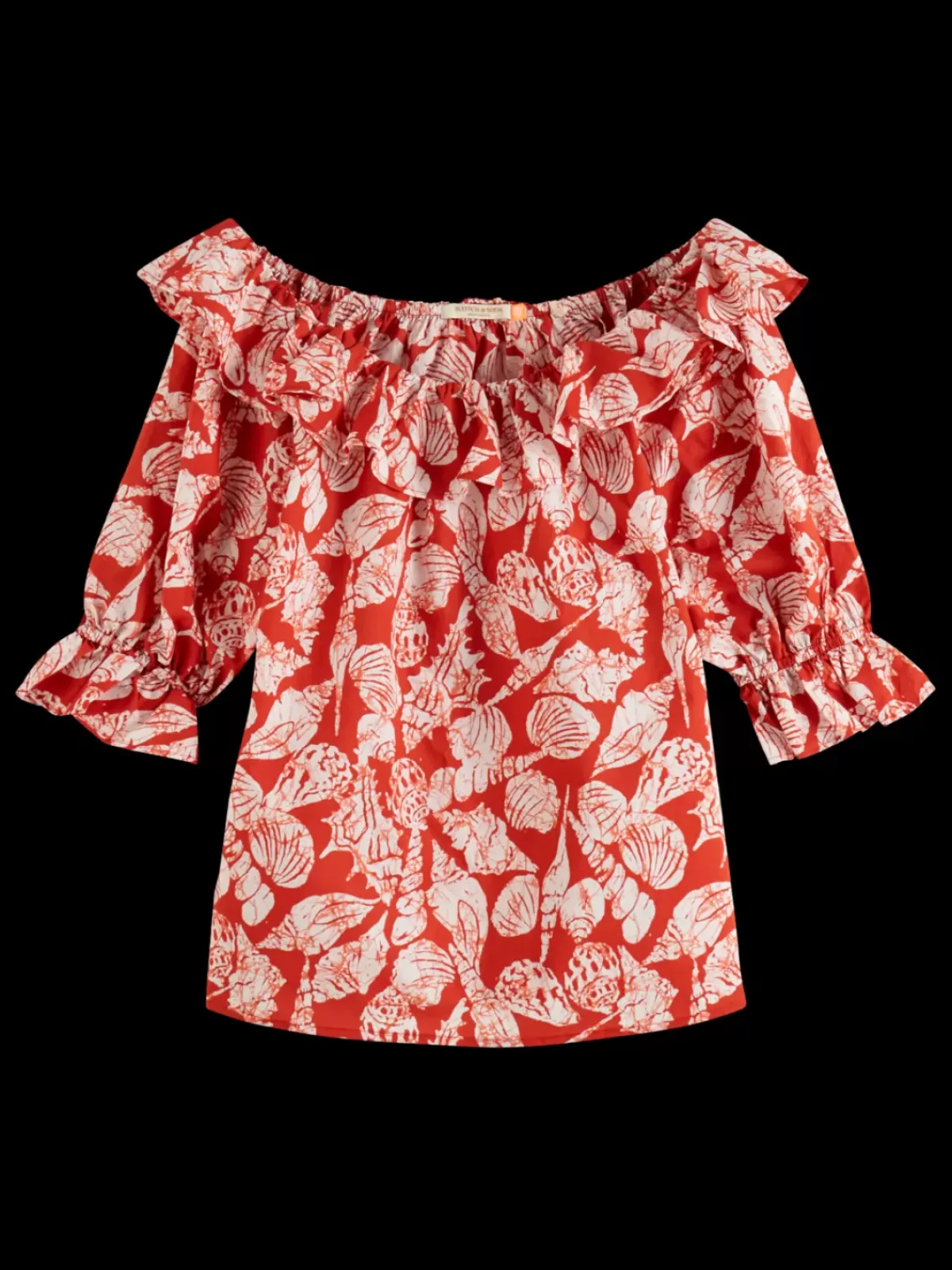 Hot OFF SHOULDER TOP WITH RUFFLES Women Tops & T-shirts