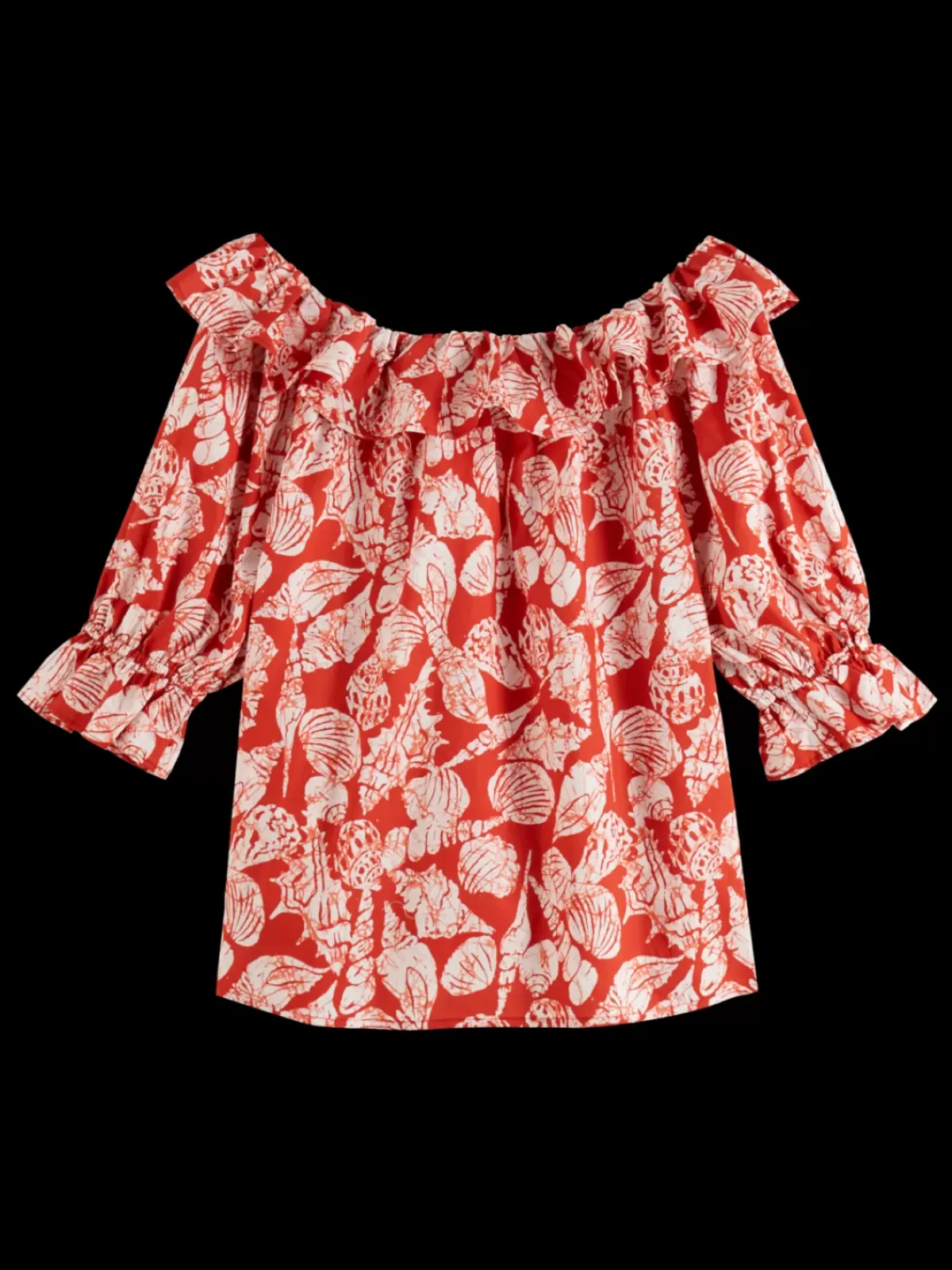 Hot OFF SHOULDER TOP WITH RUFFLES Women Tops & T-shirts