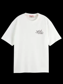 Best Oversized fit t-shirt with front and back artwork Women Tops & T-shirts