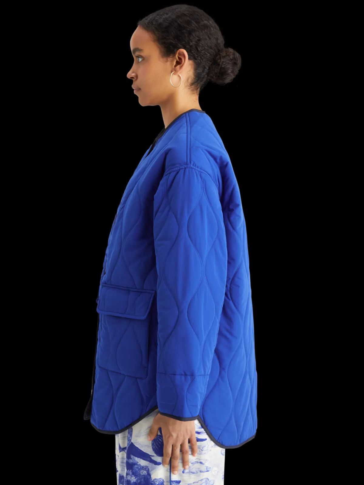 Sale Oversized onion quilt liner jacket Women Jackets & Coats