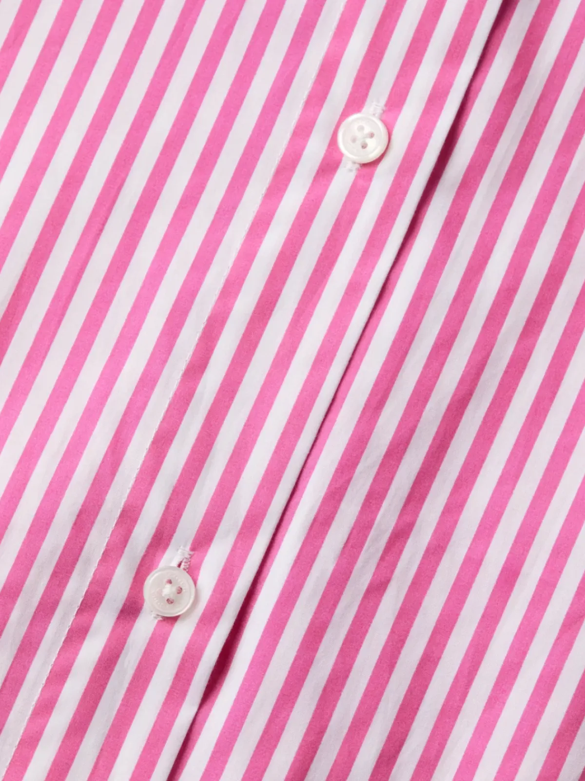 New OVERSIZED POPLIN SHIRT IN FLUO PINK /WHITE STRIPE Women Tops & T-shirts
