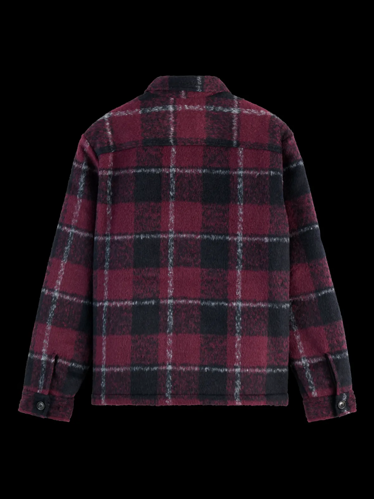Fashion PADDED FLANNEL OVERSHIRT Jackets & Coats