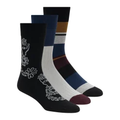 Hot 3PK MENS NON TERRY DRESS CREW Underwear & Socks