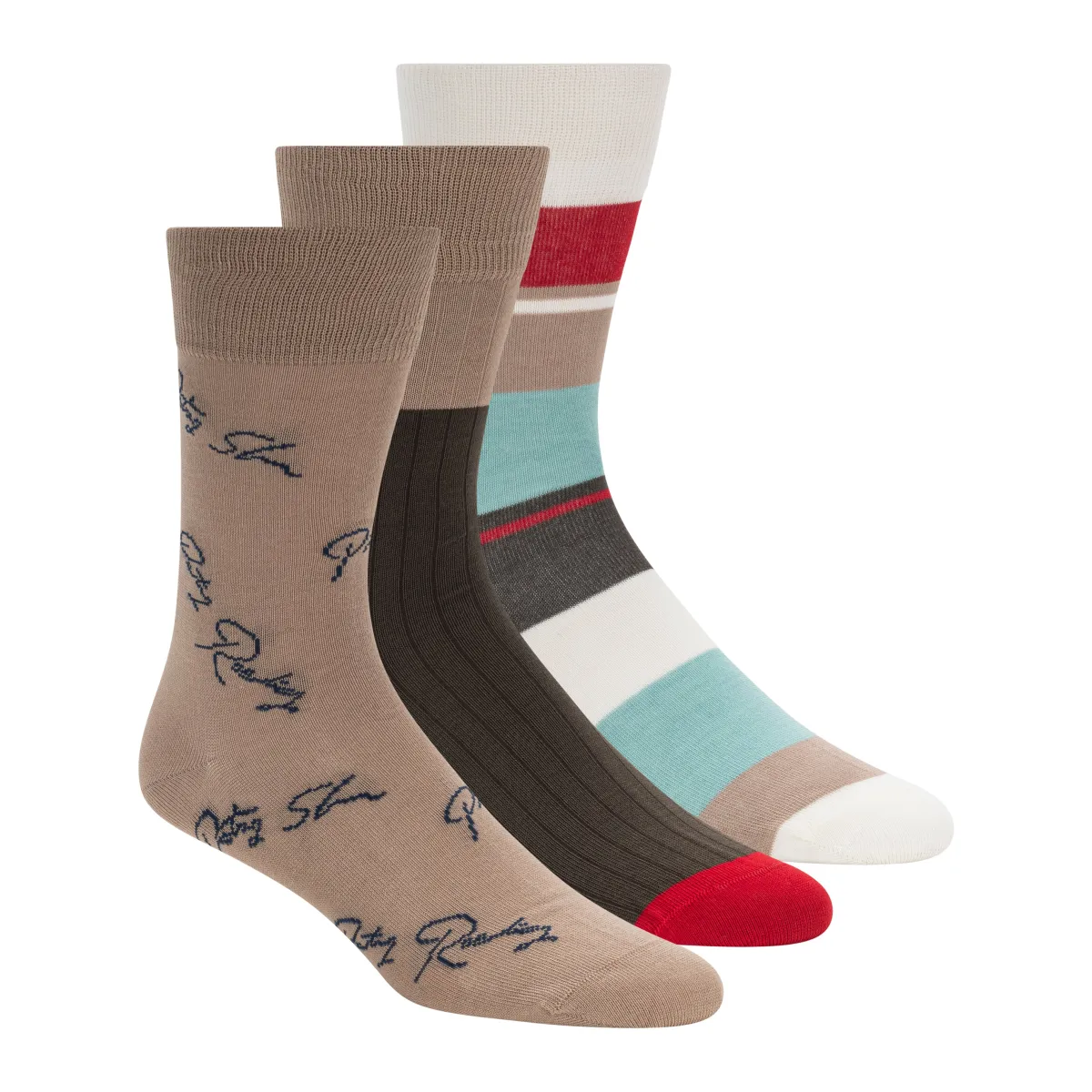Hot 3PK MENS NON TERRY DRESS CREW Underwear & Socks