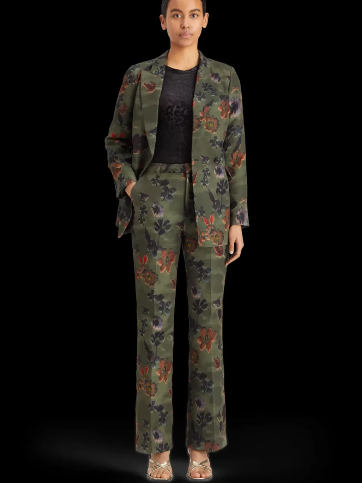 Sale Poetry tapestry double breasted blazer Women Blazers
